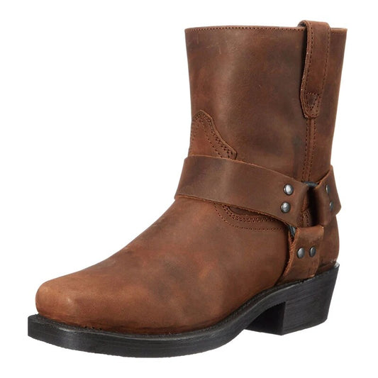 Western Style Leather Boots