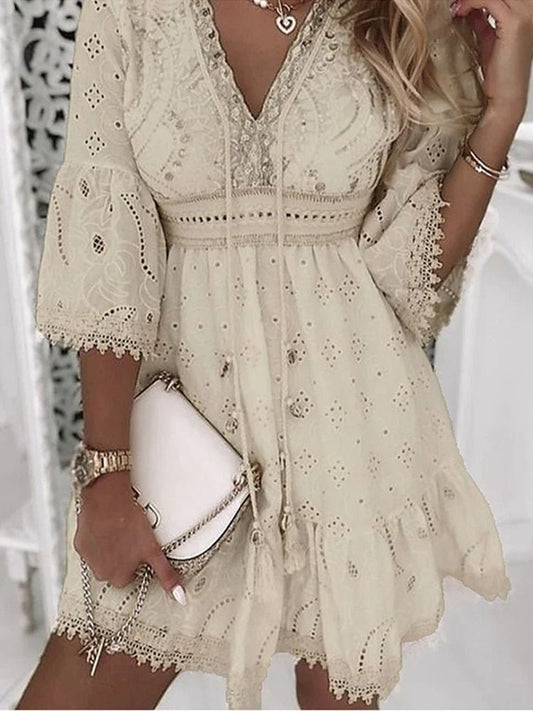 Lightweight Breathable A-Line Summer Dress