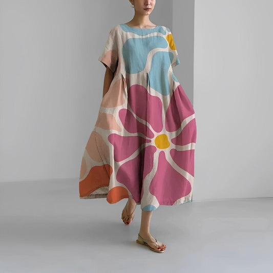 Ronja Relaxed Fit Print Dress