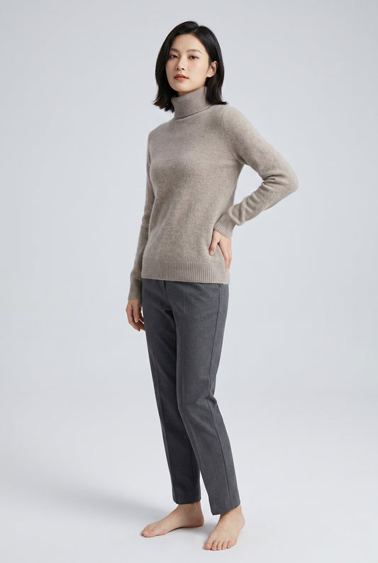 Classic Fitted Turtleneck Sweater