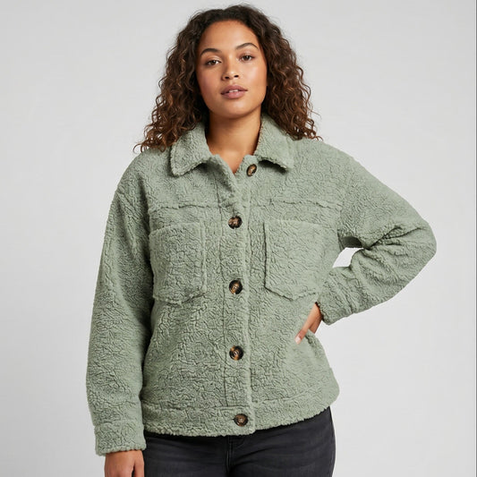 Women's Casual Autumn Jacket With Pockets