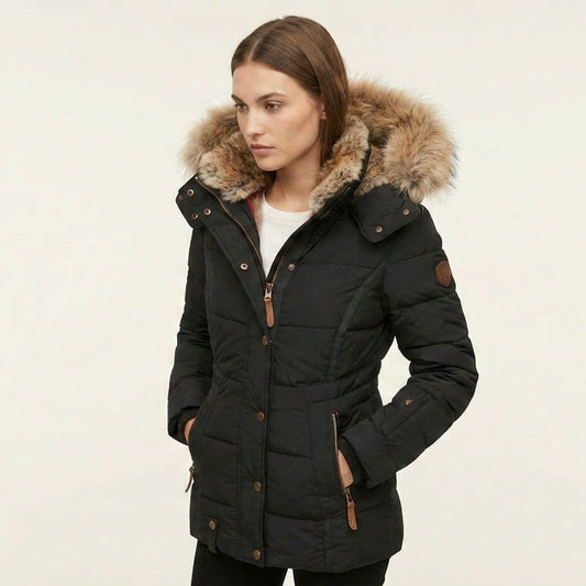 Aurora Slim Fit Hooded Winter Jacket