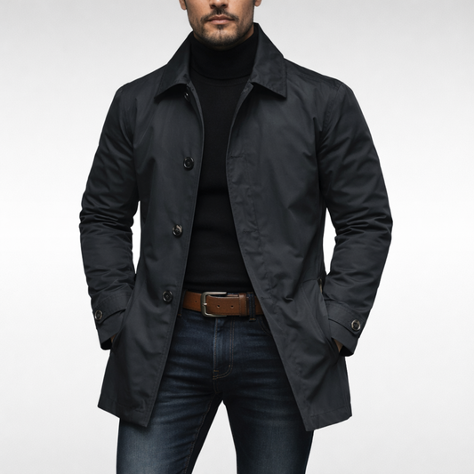 Men's Classic Hip-Length Car Coat