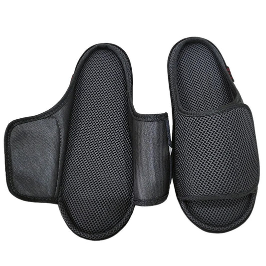 Fully Opening Wide Fit Adjustable Slippers