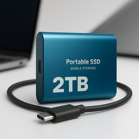 Compact Portable SSD Drive For Fast Backups