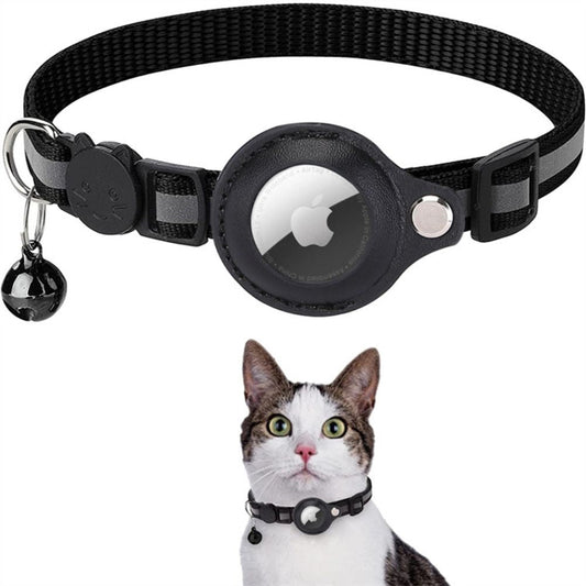 Reflective Quick Release Cat Collar With GPS Tracker Holder