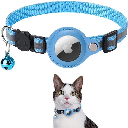 Reflective Quick Release Cat Collar With GPS Tracker Holder