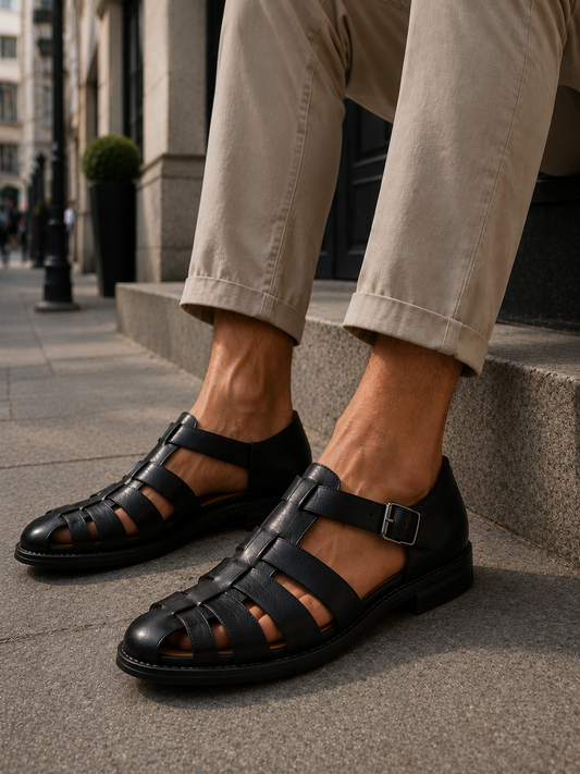 Men's Woven Strap Fisherman Sandals