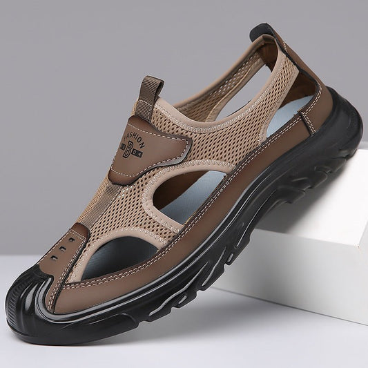 Breathable Mesh Orthopedic Sandals with Non-Slip Sole