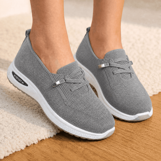 Lightweight Flyknit Slip-On Sneakers