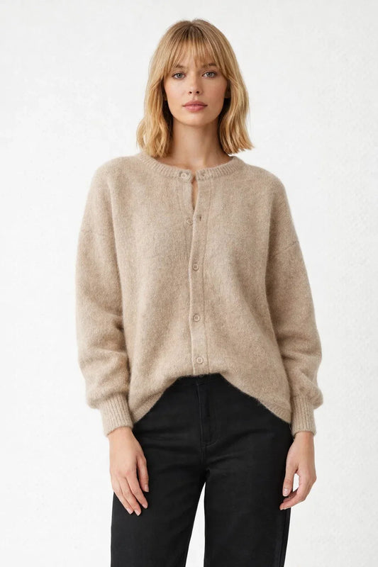Oversized Soft Knit Longline Cardigan