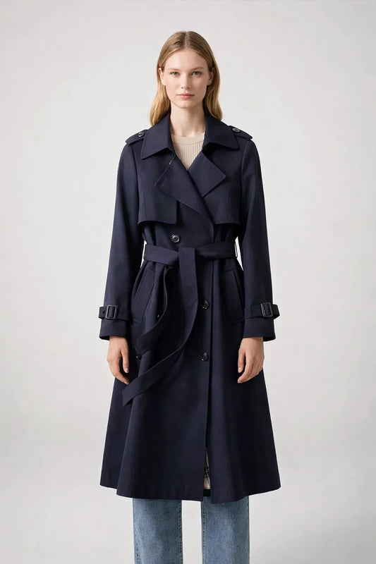 Classic Belted Trench Coat