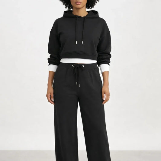 Warm Hoodie & Pants Set for Women – Cosy Winter Loungewear