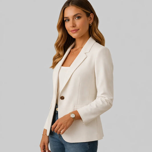 Women's Stretch Single-Breasted Tailored Blazer