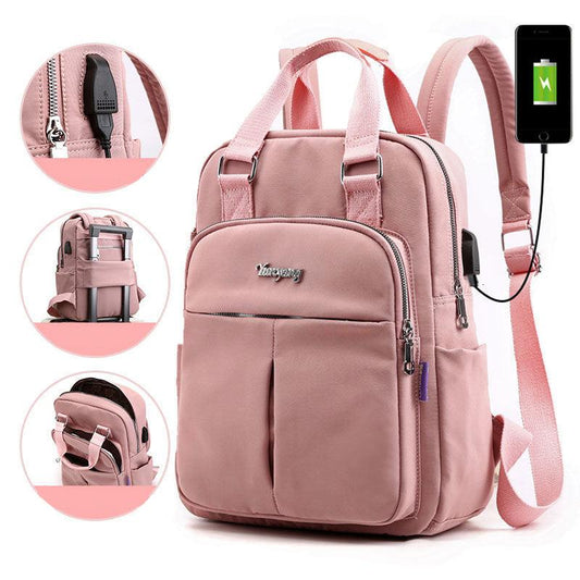 Anti-Theft USB Charging Backpack