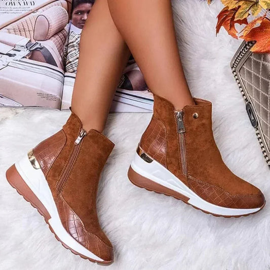 Women's Waterproof Ankle Boots – Sleek All-Weather Style