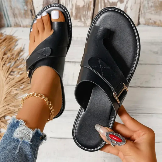 Women's Orthopedic Sandals with Three Arch Footbed