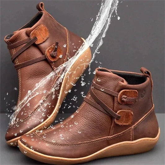 Waterproof Ankle Boots with Soft Cushioned Interior